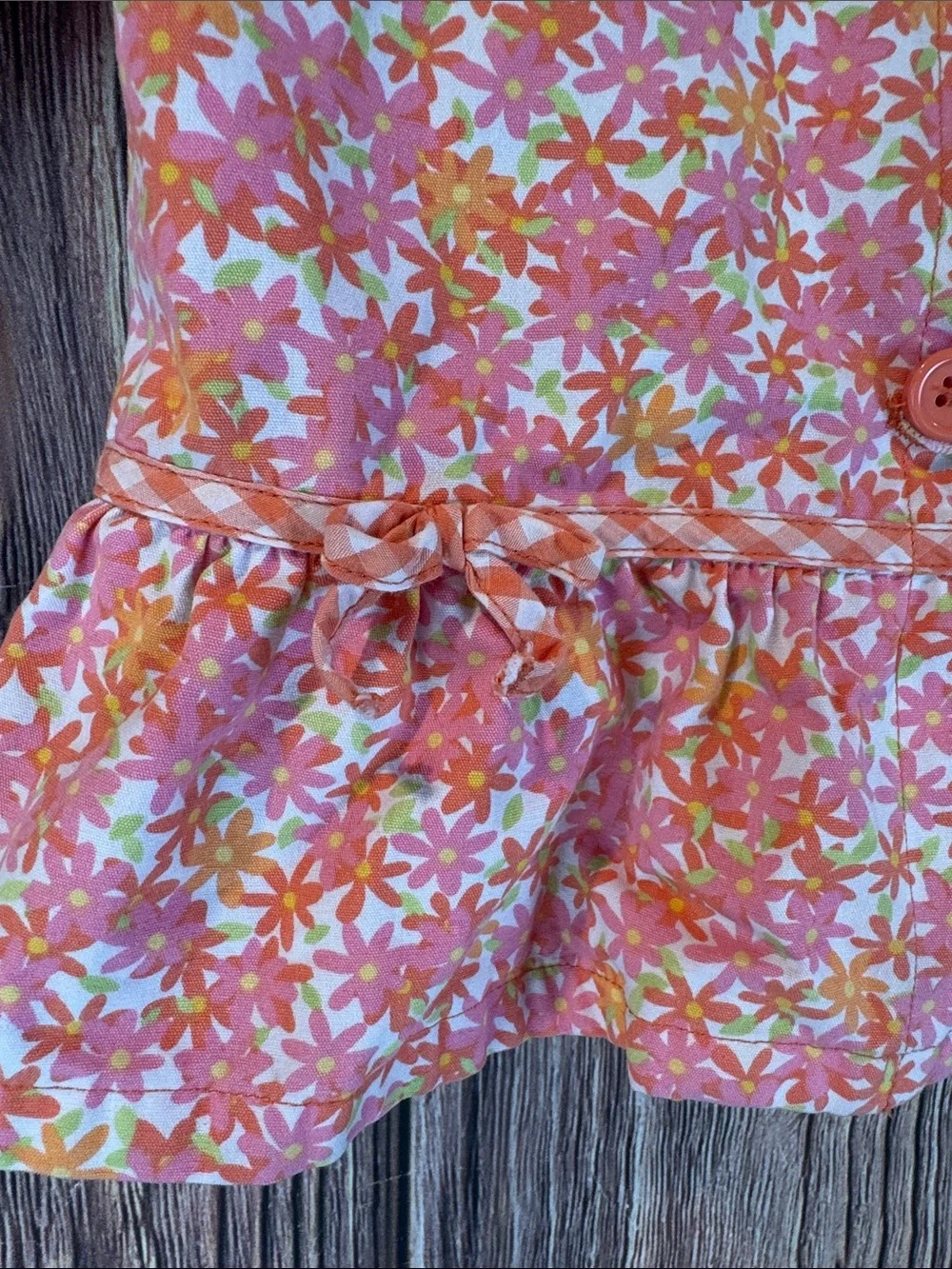 Gymboree Freshly Picked Floral Jacket Ruffled Hem Cuffs Bows